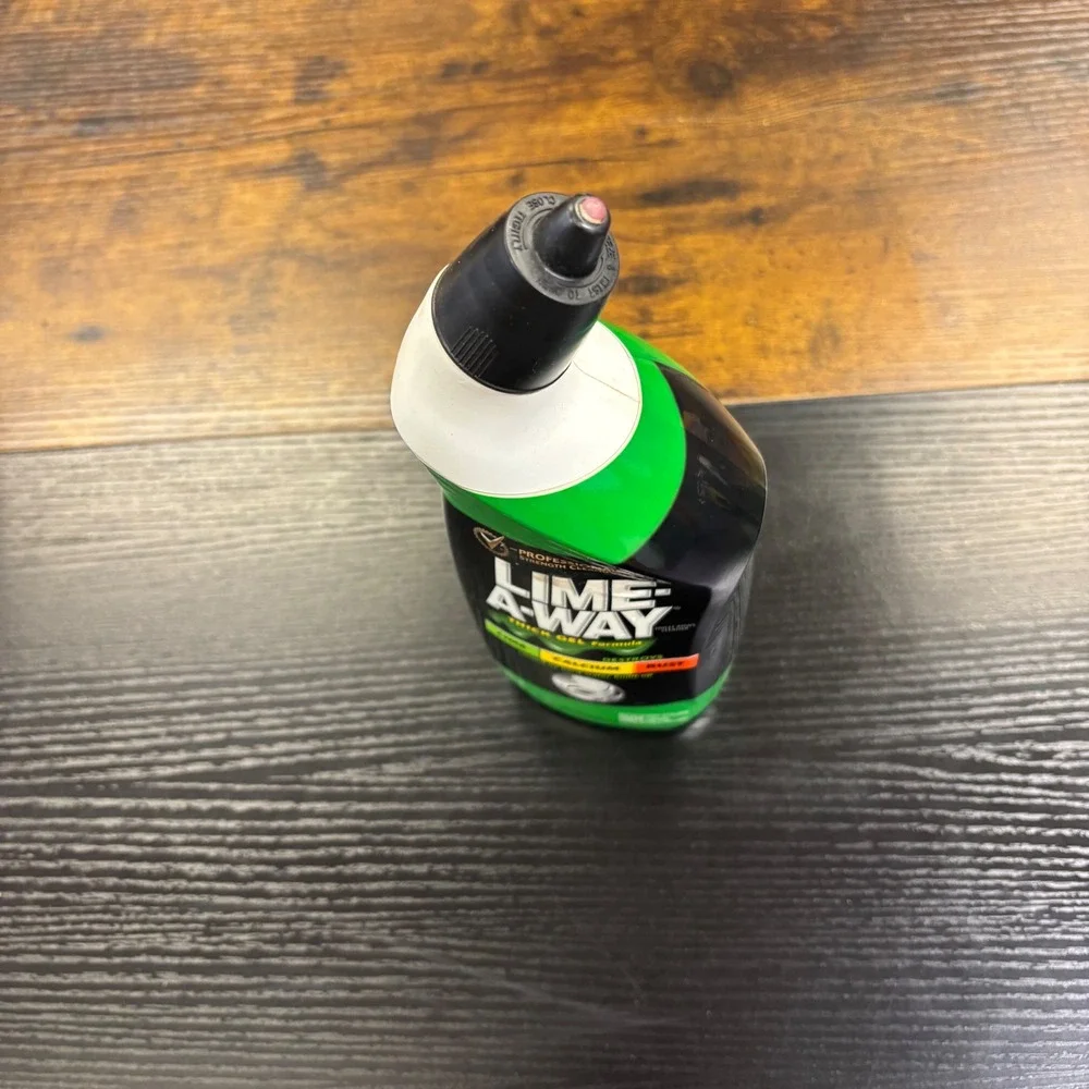 Lime A Way Toilet Bowl Cleaner Thick Gel Formula Destroys Lime CalciumRust 24 Oz